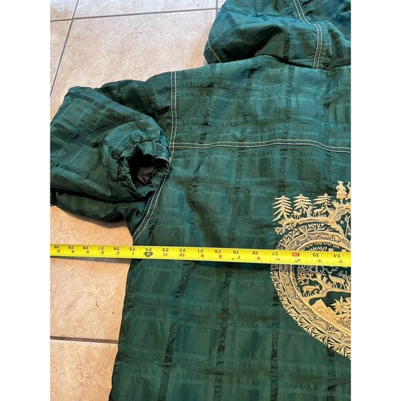 Bogner Jacket Womens 8 Ski Green Winter Hooded Embroidered Coat Made In USA VTG - Picture 9 of 11